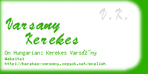 varsany kerekes business card